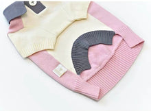 Load image into Gallery viewer, Tri-coloured Polo- Grey/ Pink