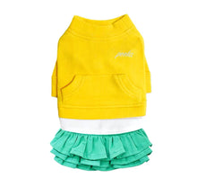 Load image into Gallery viewer, Sweater Dress - Yellow Green