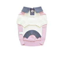 Load image into Gallery viewer, Tri-coloured Polo- Grey/ Pink