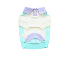 Load image into Gallery viewer, Tri-coloured Polo- Purple/ Blue