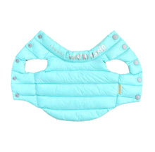 Load image into Gallery viewer, Reversible Puffer Vest - Tiffany Blue/ Grey