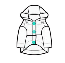 Load image into Gallery viewer, Button-Hood Sweater - White