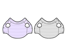 Load image into Gallery viewer, Reversible Puffer Vest - Lilac/Grey