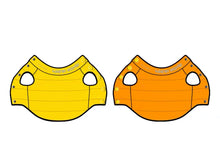 Load image into Gallery viewer, Reversible Puffer Vest - Tangerine/ Lemon