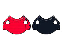 Load image into Gallery viewer, Reversible Puffer Vest - Red/Deep Navy