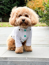 Load image into Gallery viewer, Button-Hood Sweater - White