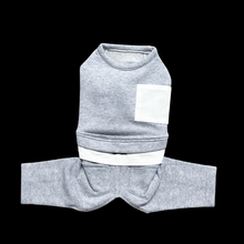 Load image into Gallery viewer, Sweater Body Suit - Grey/ White