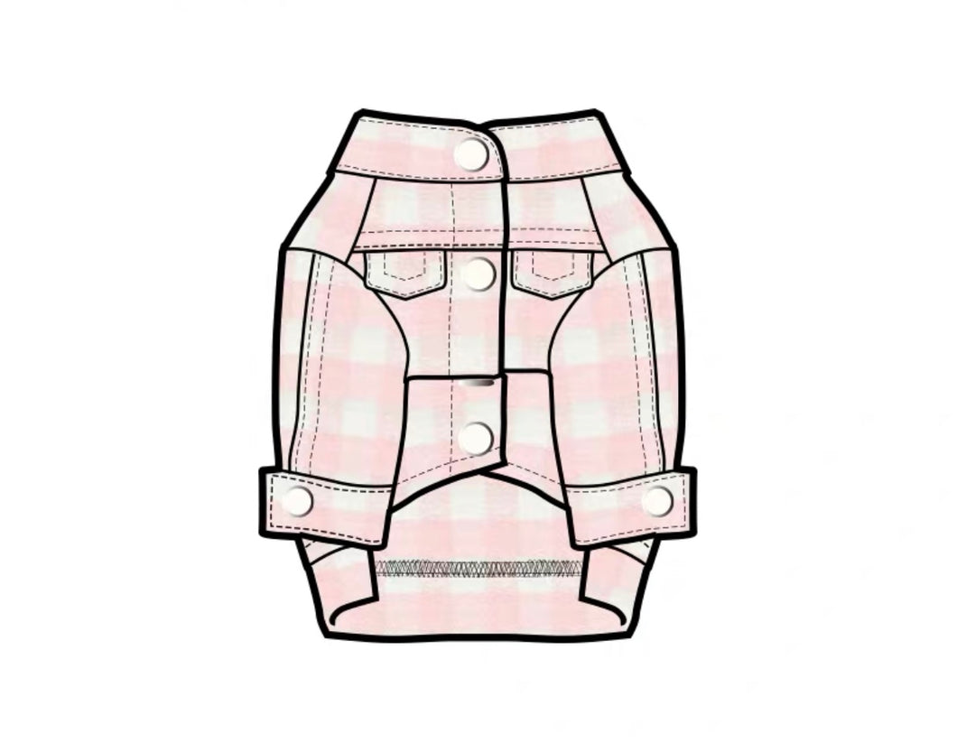 Checkered Shirt - Pink