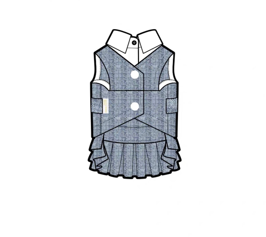 Small Check Suit Dress