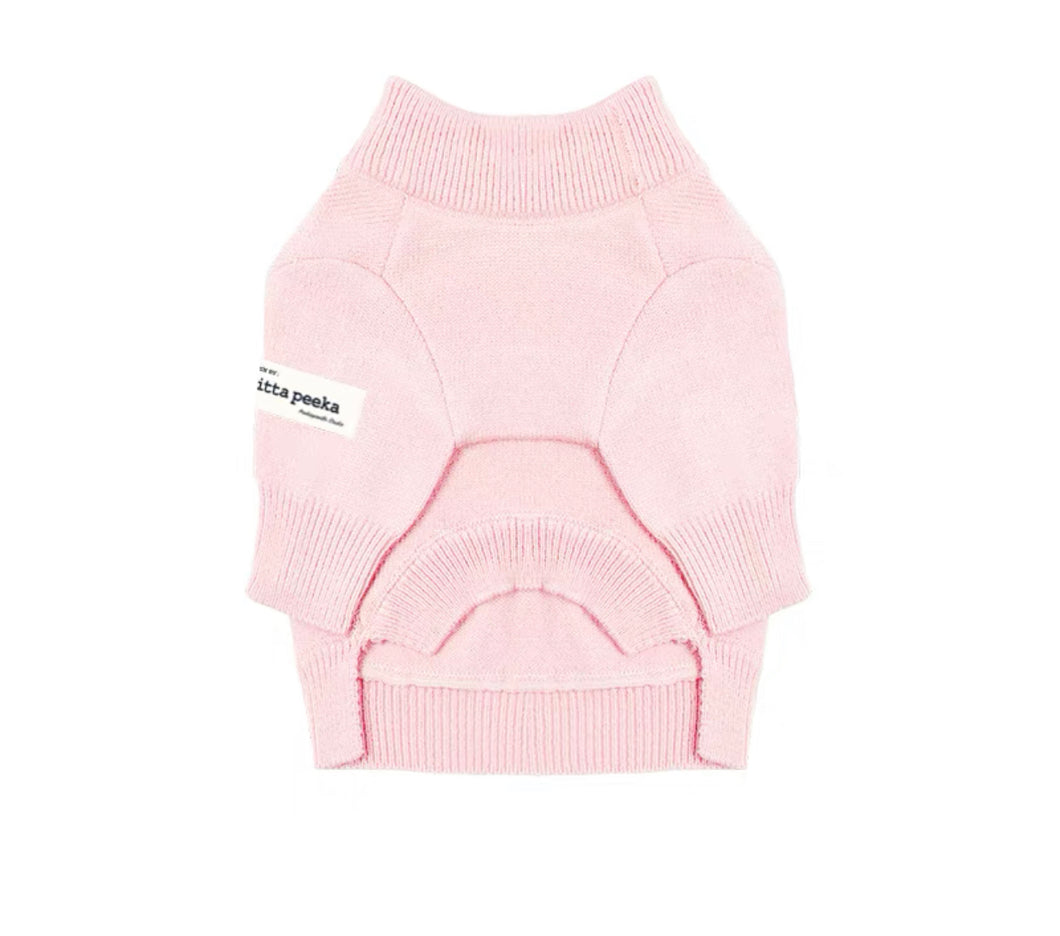 Cotton Knit Jumper - Blush