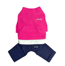 Load image into Gallery viewer, Sweater Body Suit - Pink Navy
