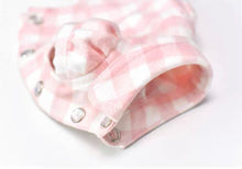 Load image into Gallery viewer, Puff Sleeve Check Shirt - Pink
