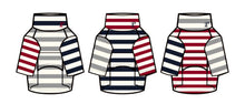 Load image into Gallery viewer, Stripe Skivvy - Navy/White Body
